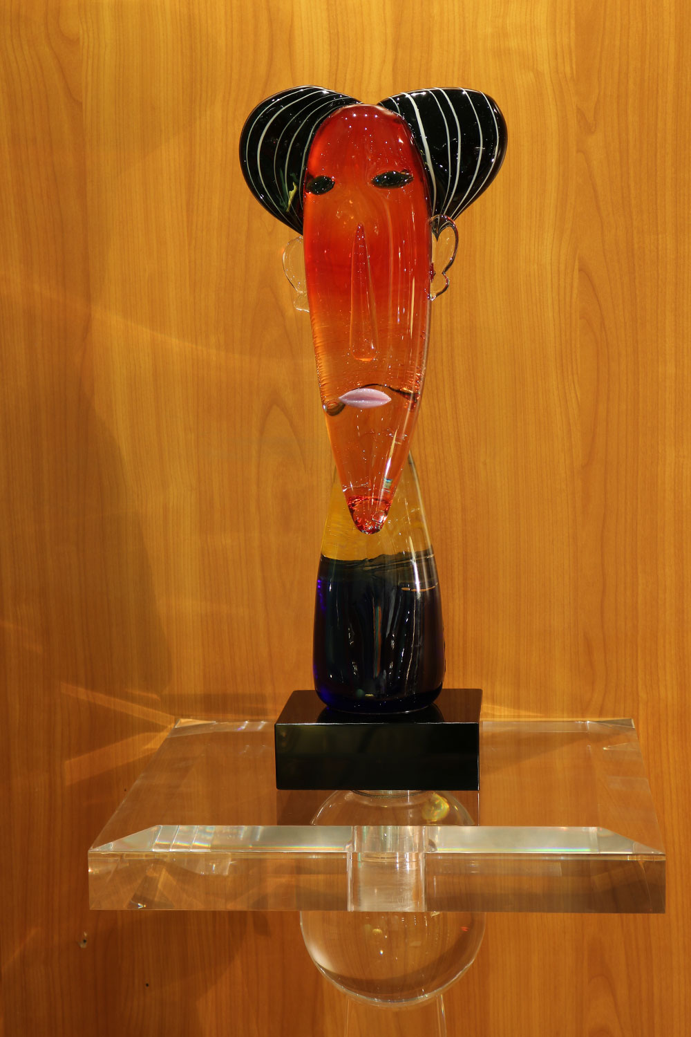 sculpture Modigliani pate de verre  de venise Madelia-paris